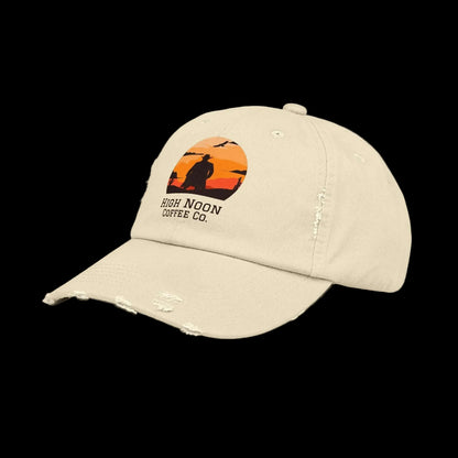 High Noon Coffee Co Silhouette Cap | distressed look