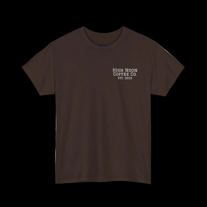 High Noon Coffee Company Sunset Tee | Less Talk More Action