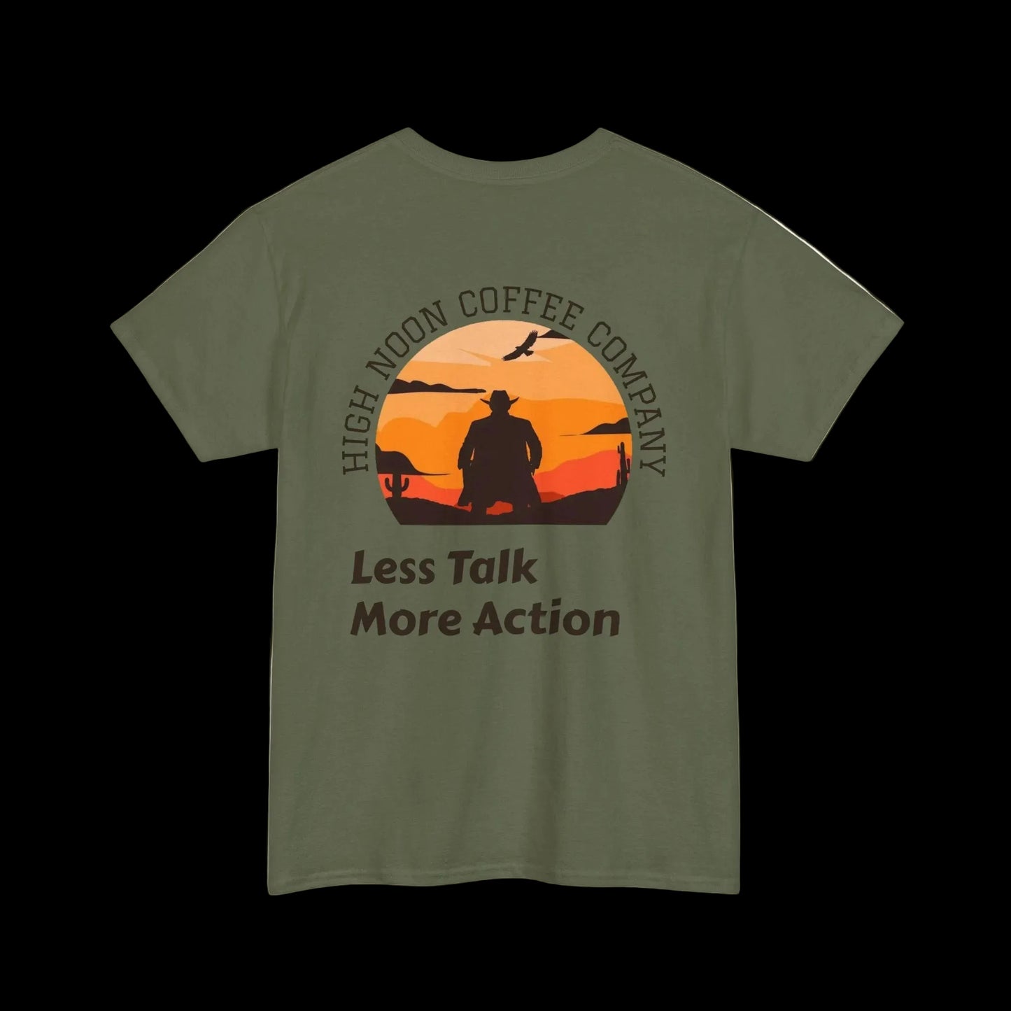 High Noon Coffee Company Sunset Tee | Less Talk More Action