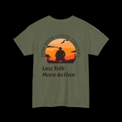 High Noon Coffee Company Sunset Tee | Less Talk More Action