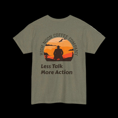 High Noon Coffee Company Sunset Tee | Less Talk More Action