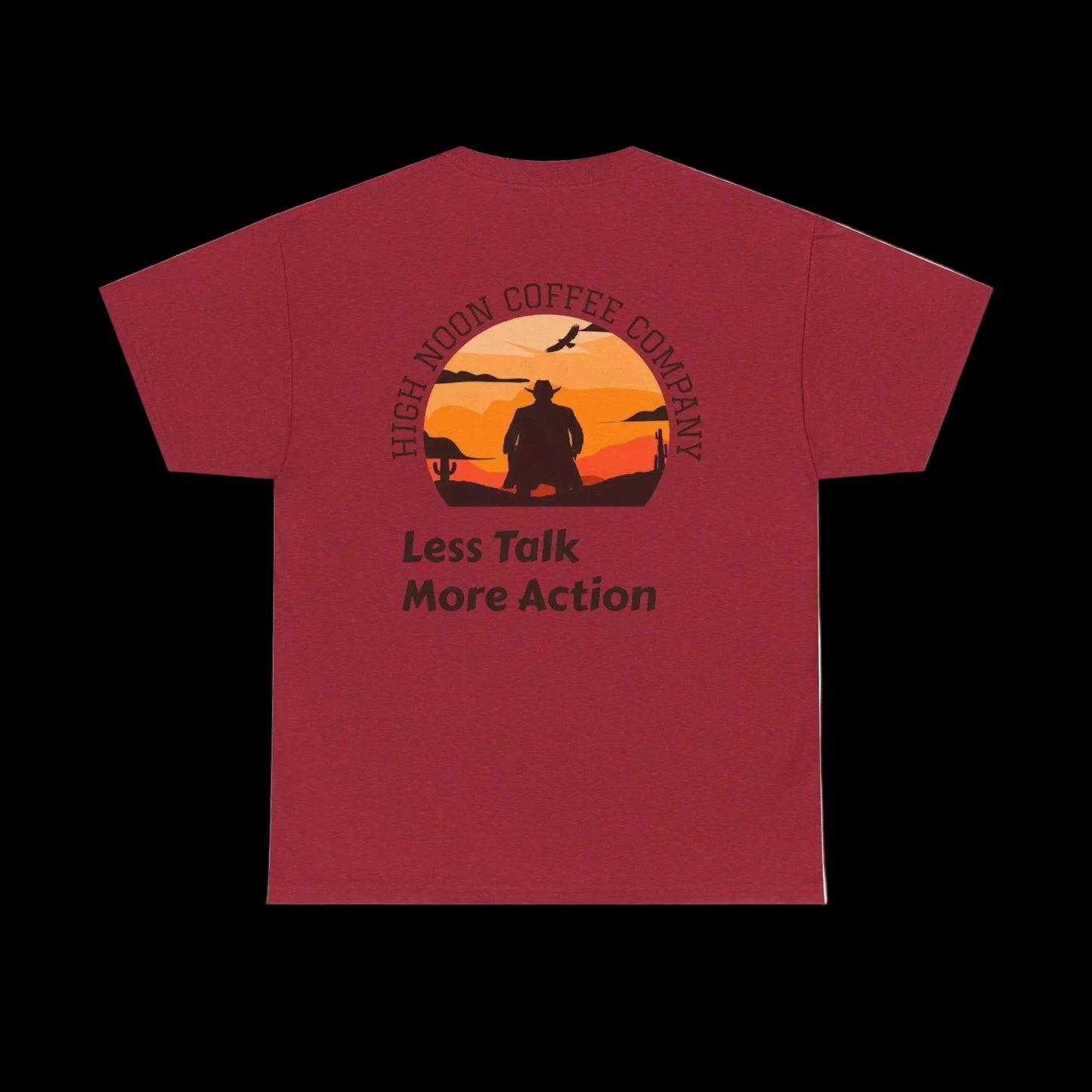 High Noon Coffee Company Sunset Tee | Less Talk More Action